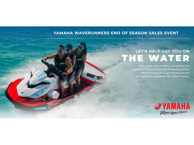 Yamaha Waverunners End Of Season Sales Event