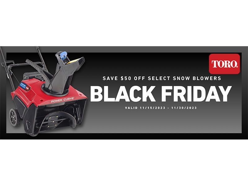Toro - Save $50 Off Select Snow Blowers Black Friday