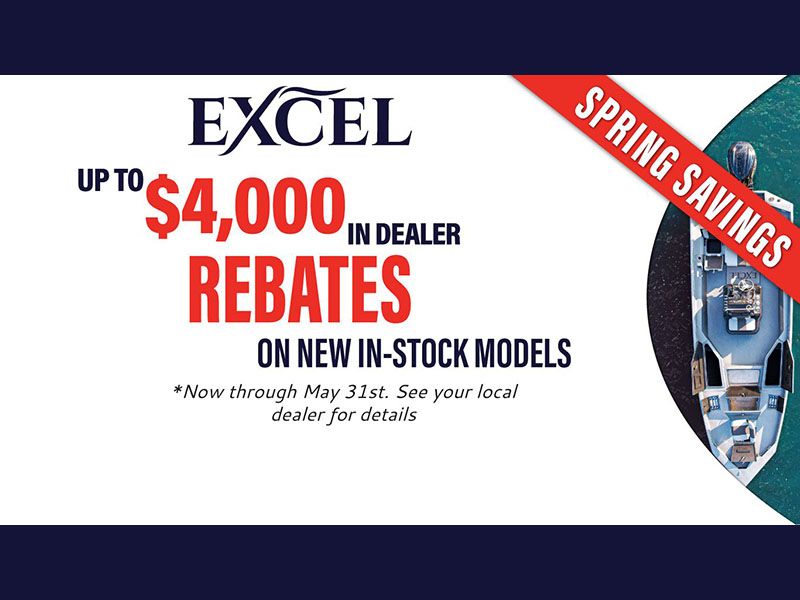 Excel Boats - 2024 Rebate & Purchase Incentives Bay Pro