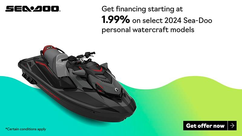 Sea-Doo - Get financing starting at 1.99% on 2024 Sea-Doo personal watercraft models