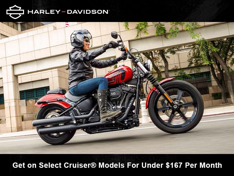  Harley-Davidson - Get on Select Cruiser® Models For Under $167 Per Month