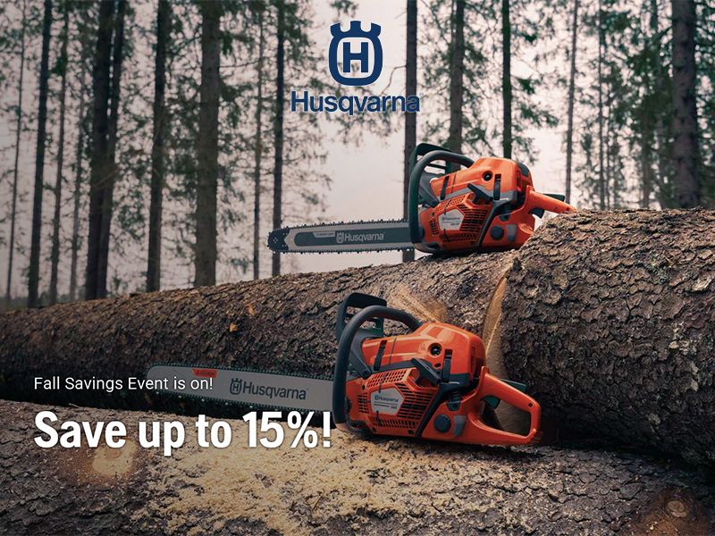 Husqvarna Power Equipment - Fall Savings Event!