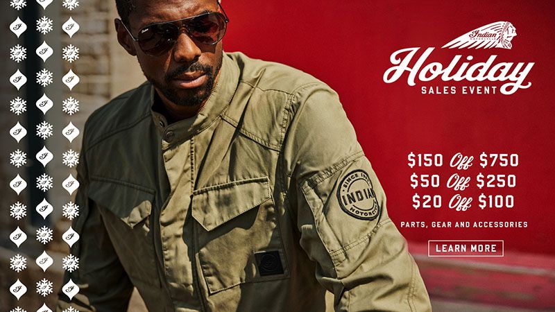 Indian Motorcycle - Holiday Sales Event