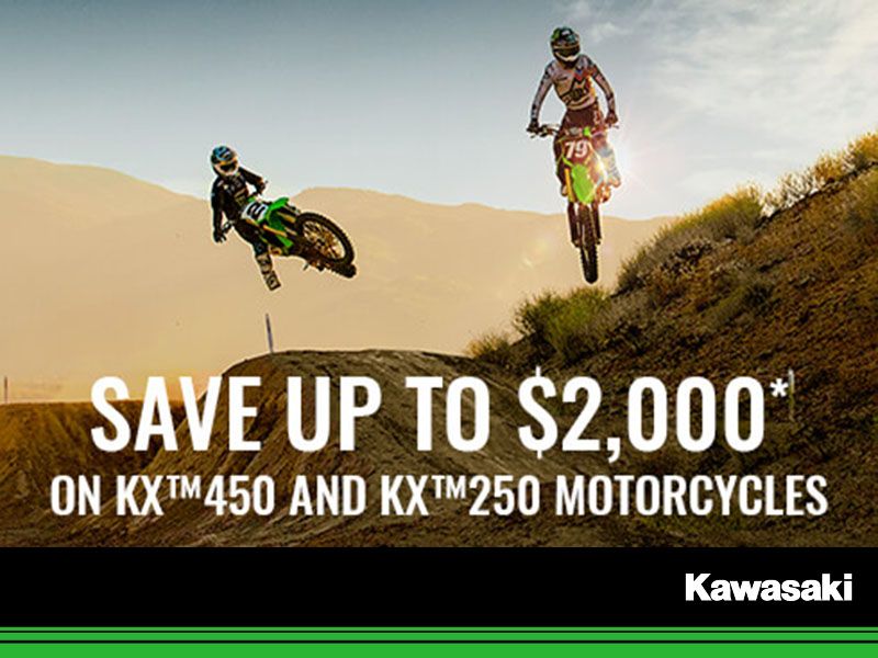  Kawasaki - Save Up To $2,000* on KX 450 and KX 250 Motorcycles