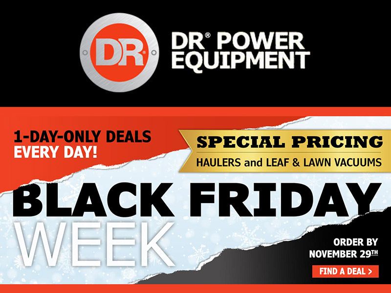 DR Power Equipment - Black Friday Week