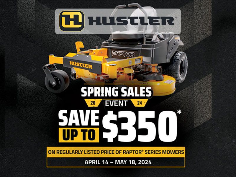 Hustler Turf Equipment - Spring Sales Event