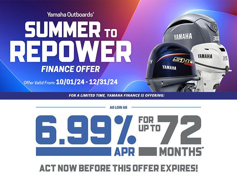 Yamaha Marine - Summer To Repower Finance Offer