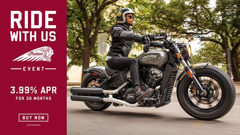 Indian - 3.99% APR for 36 Months on 2022 FTR and Scout Models