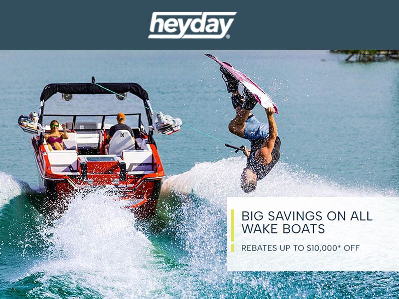 Heyday Inboards - Big Savings On All Wake Boats