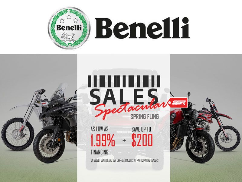  Benelli - Sales Spectacular Spring Fling
