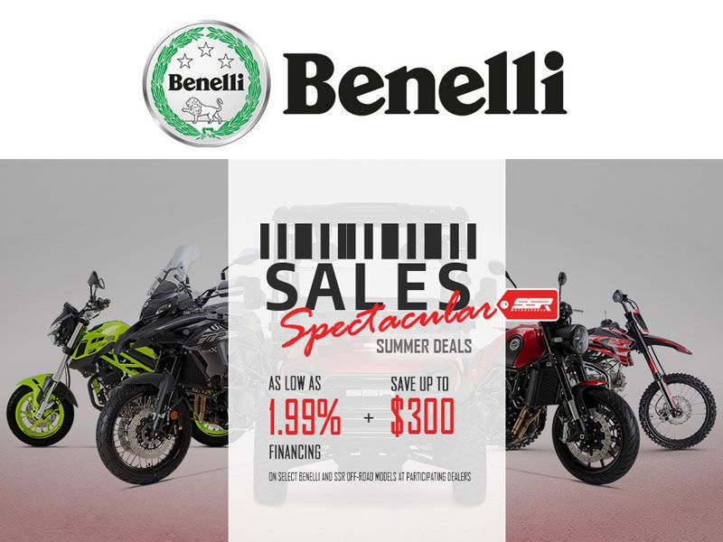  Benelli - Sales Spectacular Summer Deals