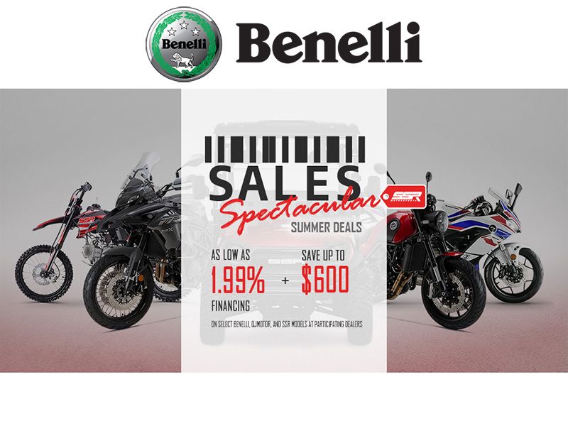 Benelli - Sales Spectacular Summer Deals