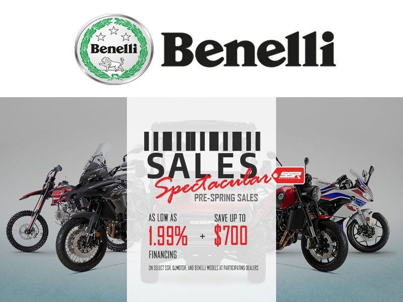 Benelli - Sales Spectacular Pre-Spring Sales