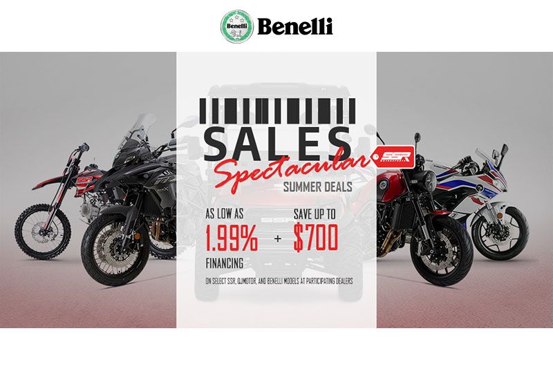 Benelli - Sales Spectacular Summer Deals