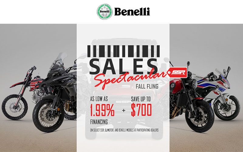 Benelli - Sales Spectacular Fall Fling