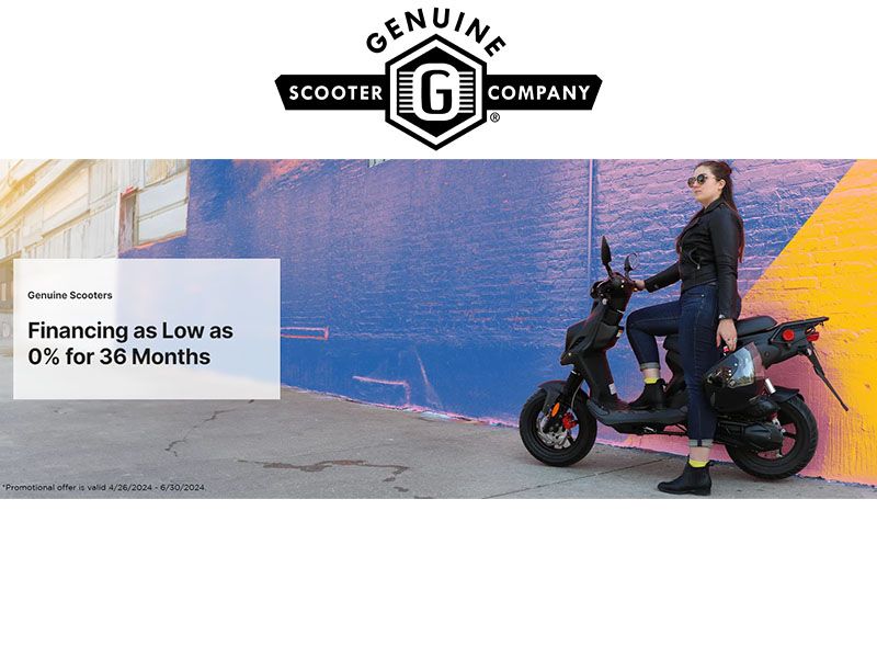Genuine Scooters - Financing as Low as 0% for 36 Months