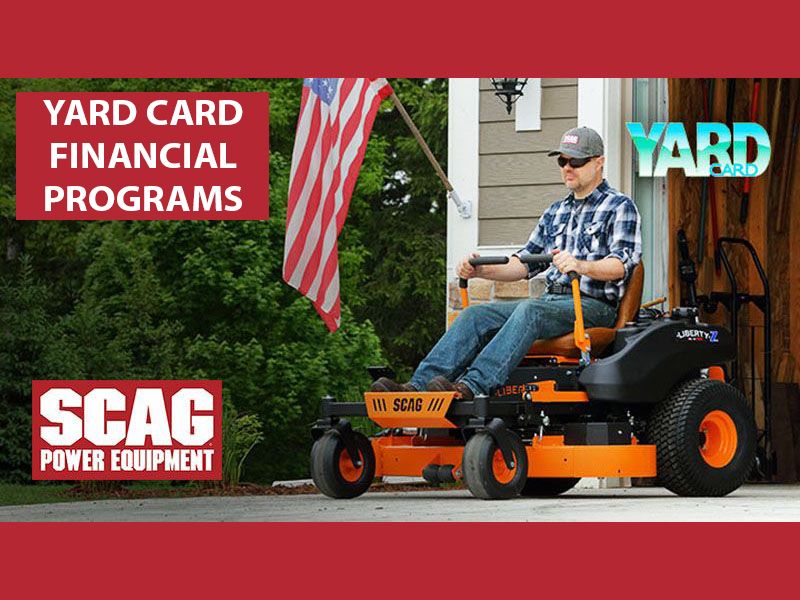 SCAG Power Equipment - Yard Card Financial Programs