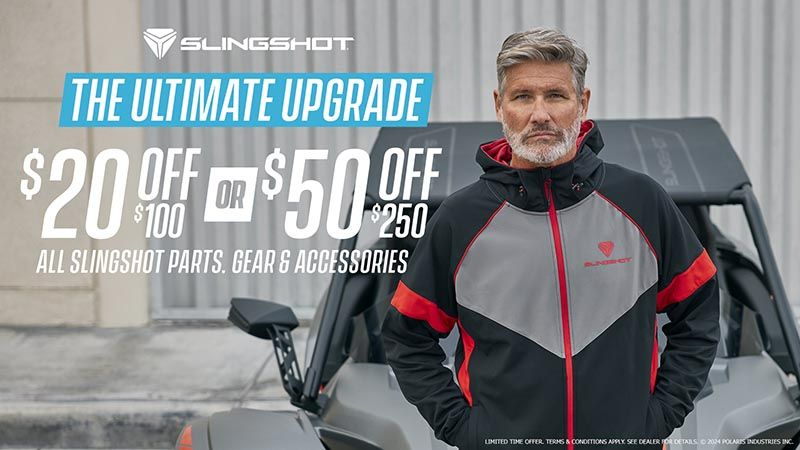 Slingshot - $20 Off $100 OR $50 Off $250 PGA