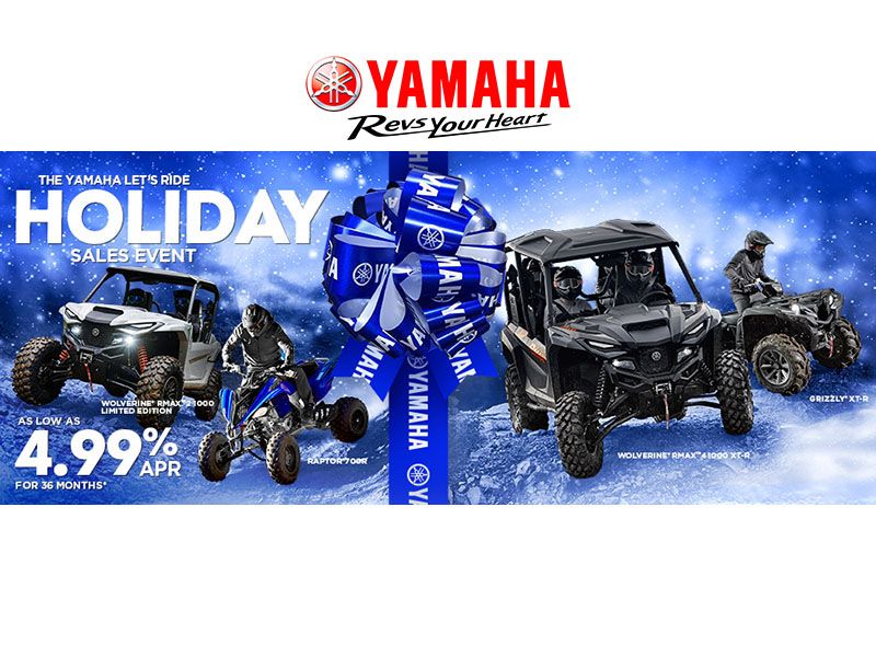 Yamaha Motor Corp., USA Yamaha - Let's Ride Holiday Sales Event - SxS