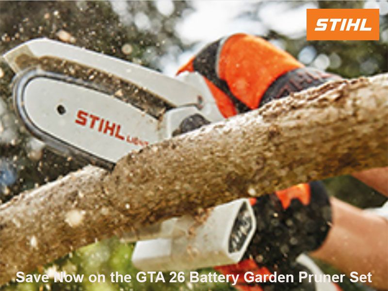 Stihl - Save Now on the GTA 26 Battery Garden Pruner Set