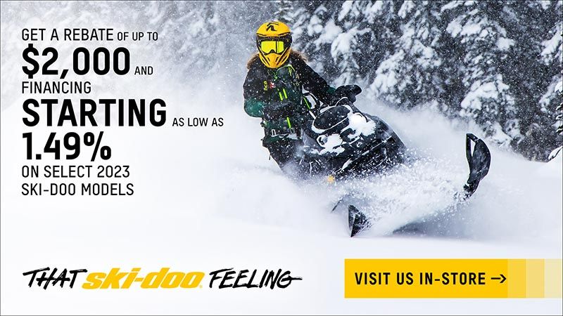 Ski-Doo - Rebate Up To $2000 Or 3 Years Of Coverage On Select 2023 Models