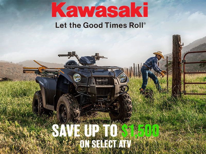 Kawasaki - Save Up to $1,500 On Select ATV