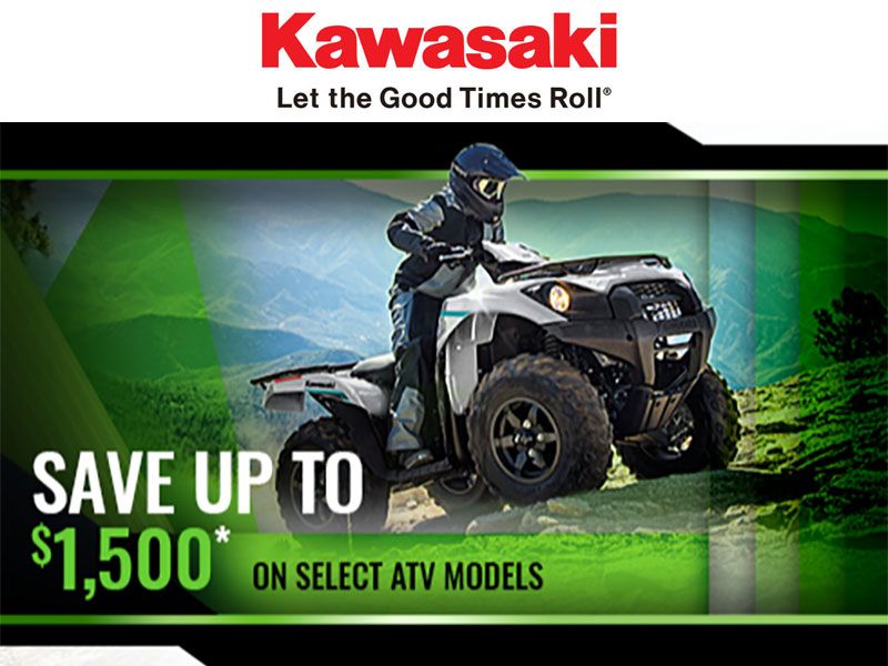 Kawasaki - Save Up to $1,500 on Select ATV Models