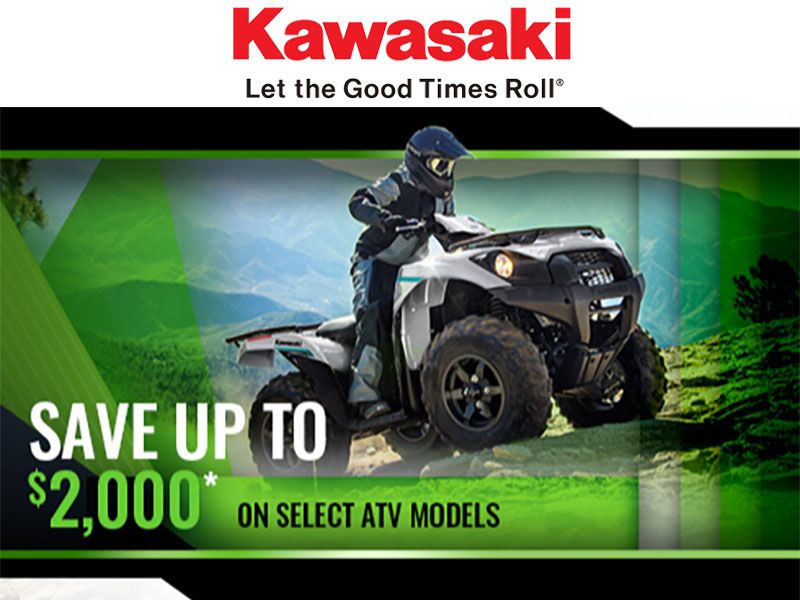 Kawasaki - Save Up to $2,000 on Select ATV Models