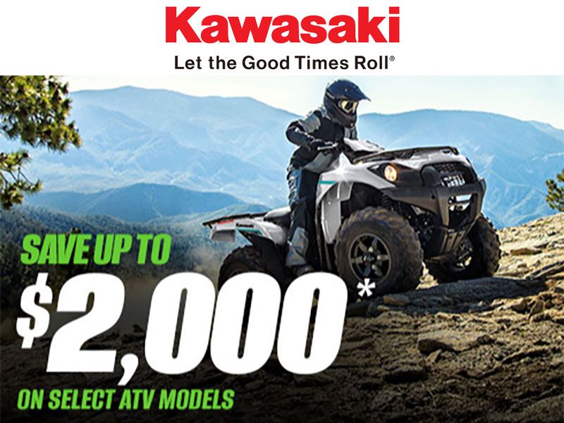 Kawasaki - Save Up to $2,000 on Select ATV Models