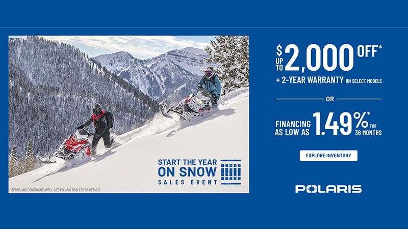 Polaris - Start The Year On Snow Sales Event