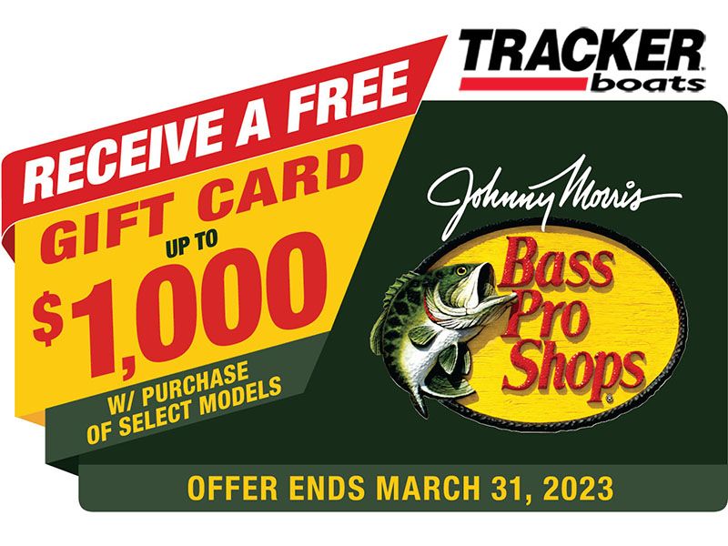 Tracker - Receive a Free Gift Card Up to $1,000 with Purchase of Select Models