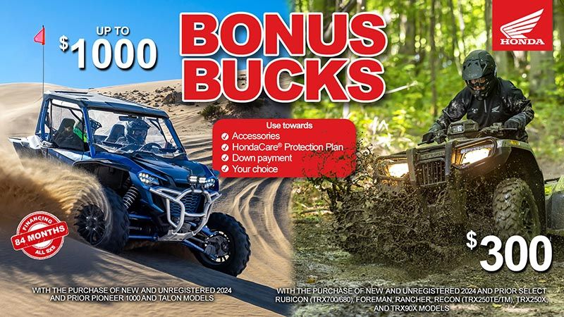 Honda - Bonus Bucks