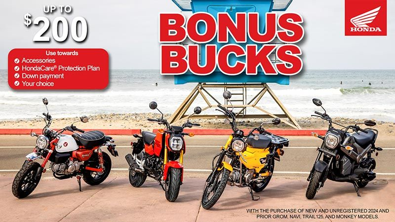 Honda - Bonus Bucks