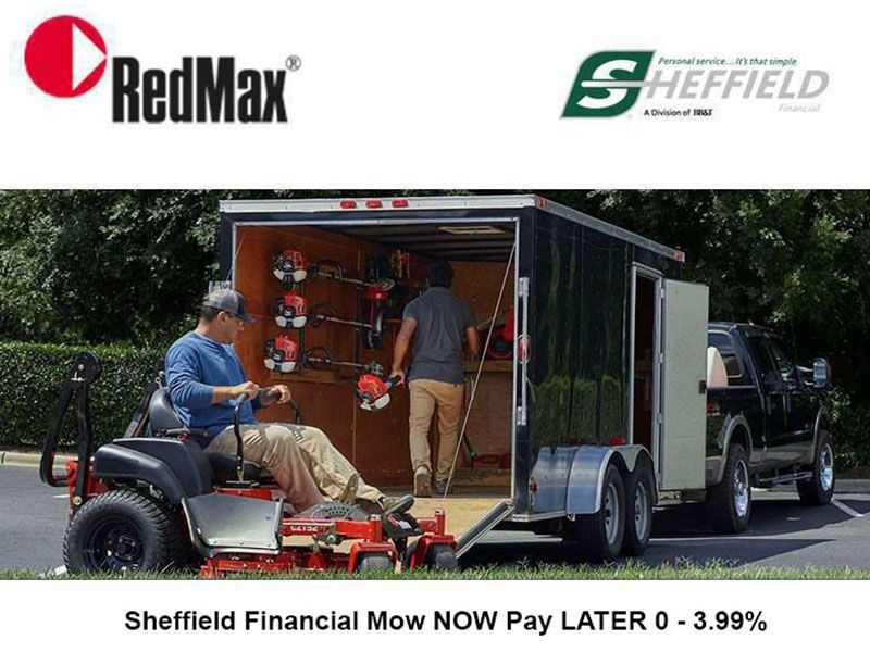 RedMax - Sheffield Financial Mow NOW Pay LATER 0 - 3.99%