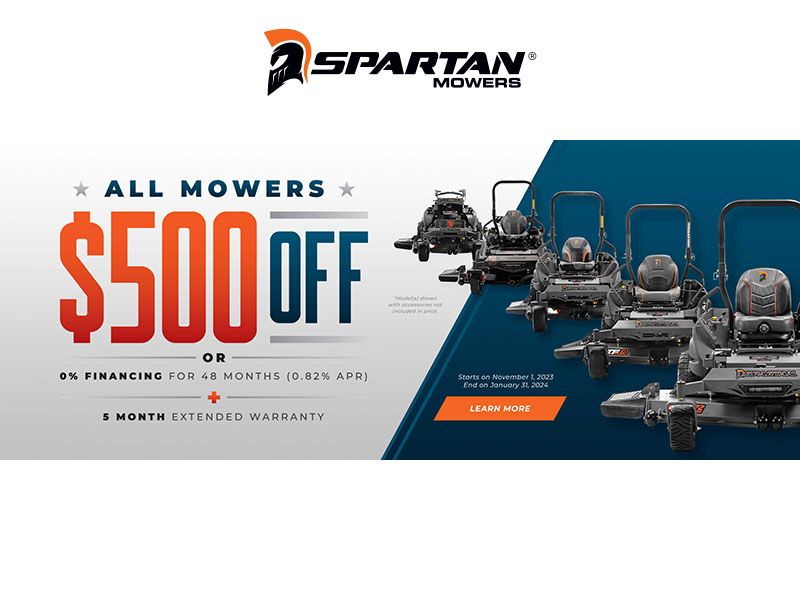 Spartan Mowers - Sales Event