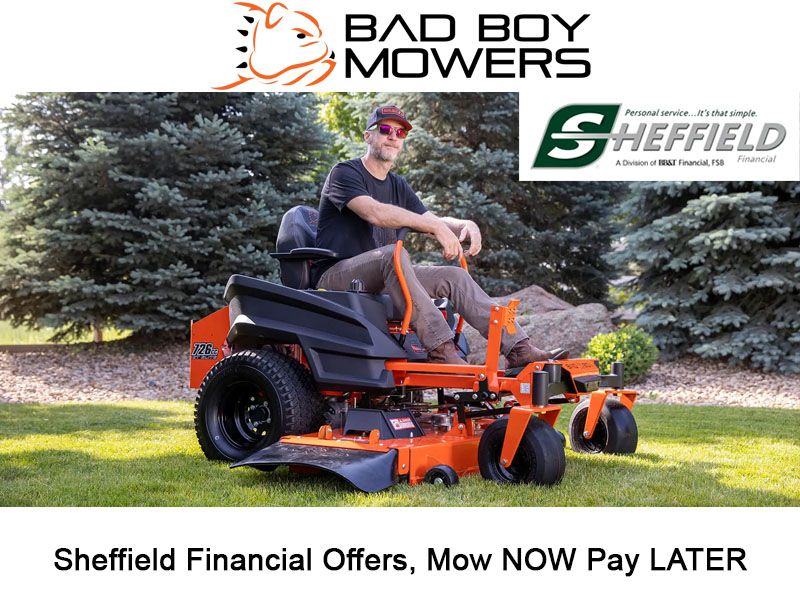 Bad Boy Mowers - Sheffield Financial Offers, Mow NOW Pay LATER