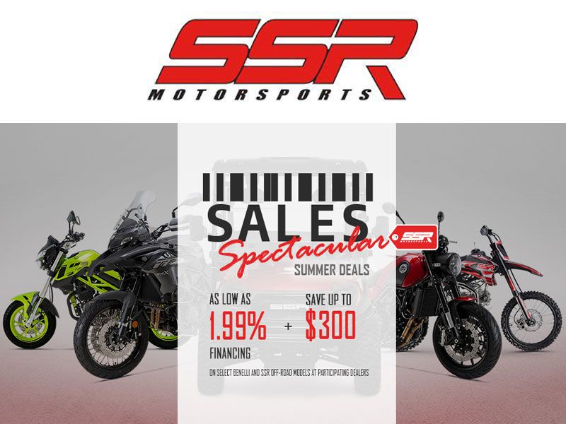  SSR Motorsports - Sales Spectacular Summer Deals