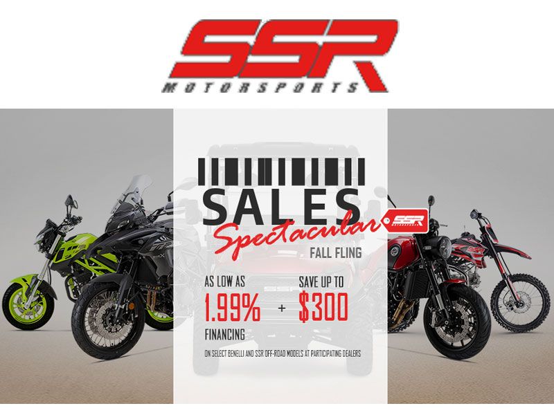  SSR Motorsports - Sales Spectacular Fall Fling