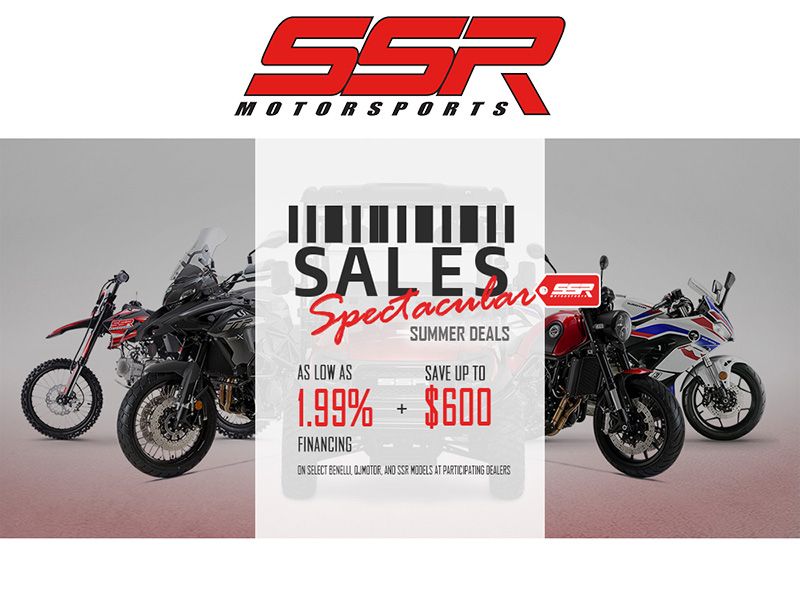 SSR Motorsports - Sales Spectacular Summer Deals