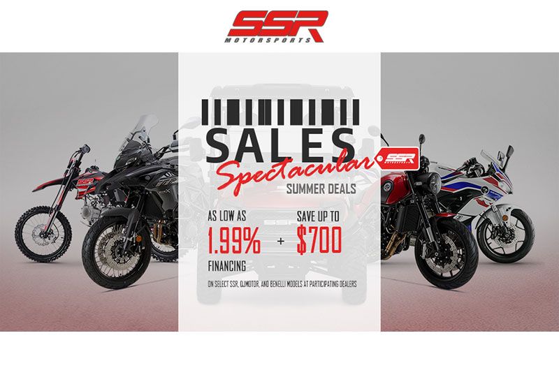 SSR Motorsports - Sales Spectacular Summer Deals