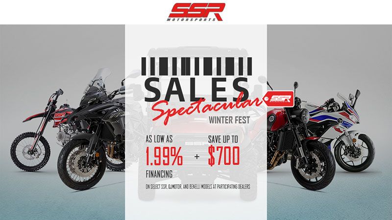 SSR Motorsports - Sales Spectacular Winter Fest