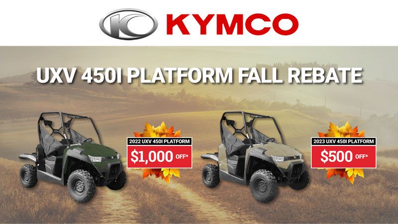 Kymco - UXV 450i Platform Fall Rebate