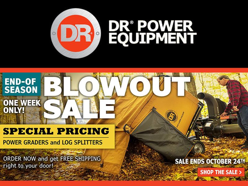 DR Power Equipment - Blowout Sale