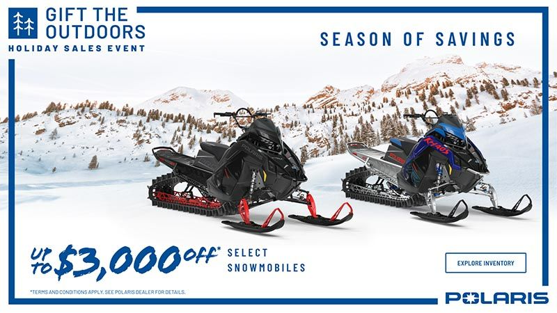 Polaris - Up To $3000 Off Select Snowmobiles