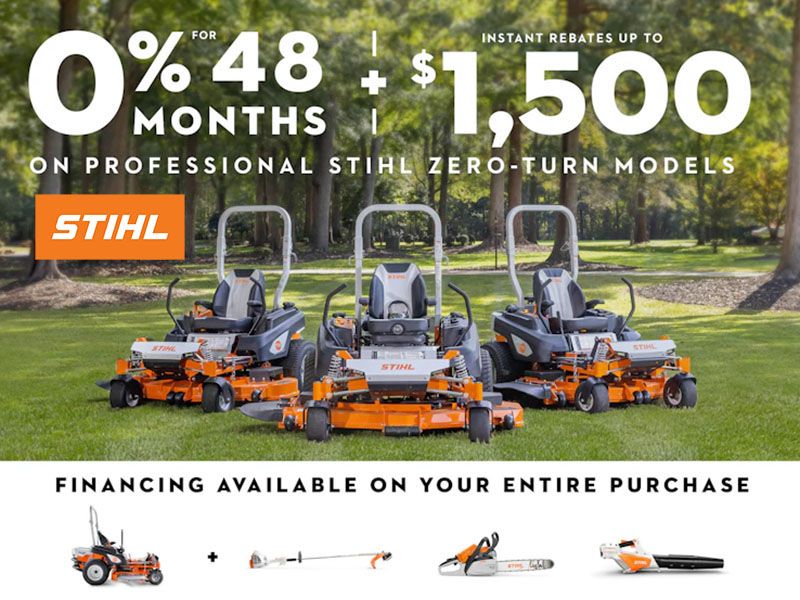 Stihl - Zero-Turn Financing & Rebates