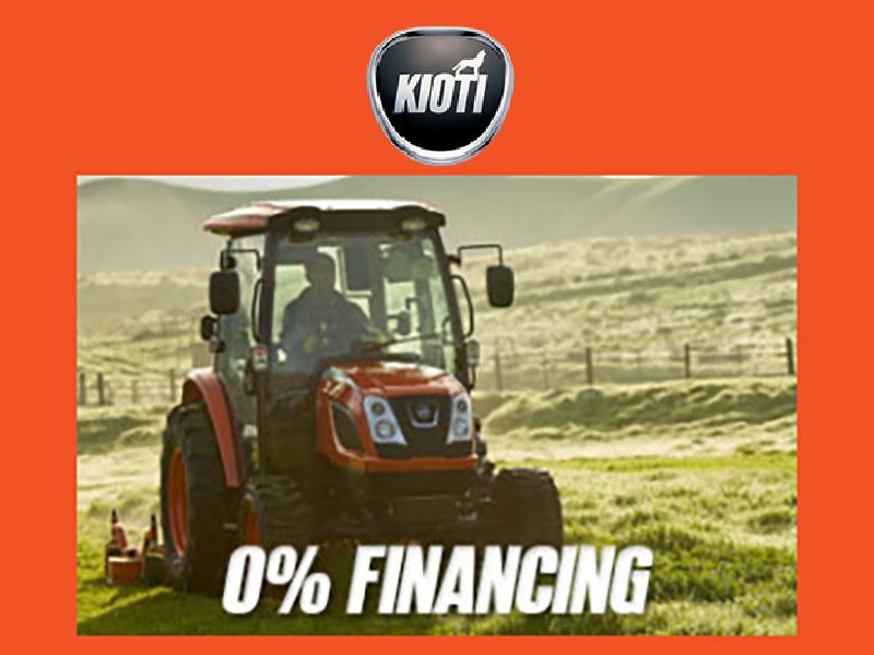 Kioti - 0% for 72 Months