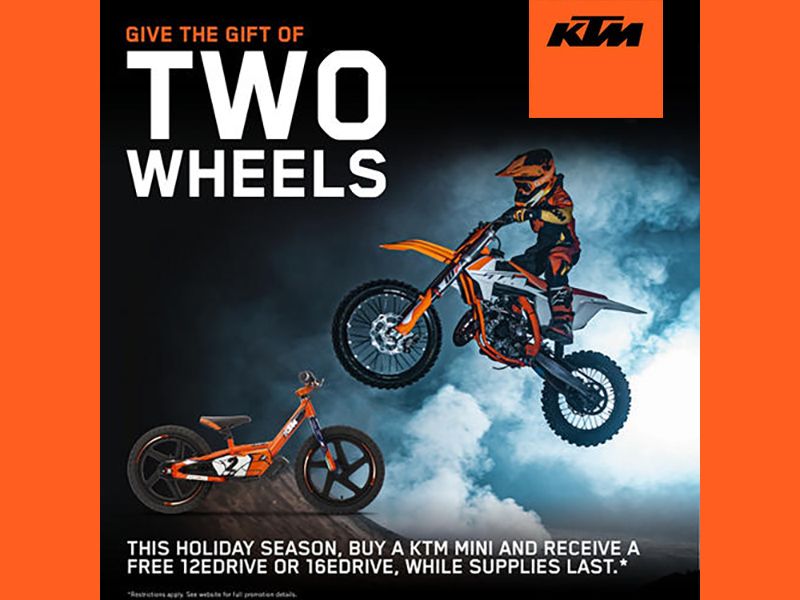  KTM - Give The Gift Of Two Wheels
