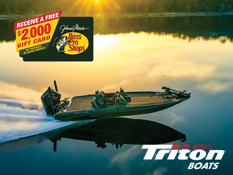 Triton - Receive A Free $2,000 Bass Pro Gift Card!