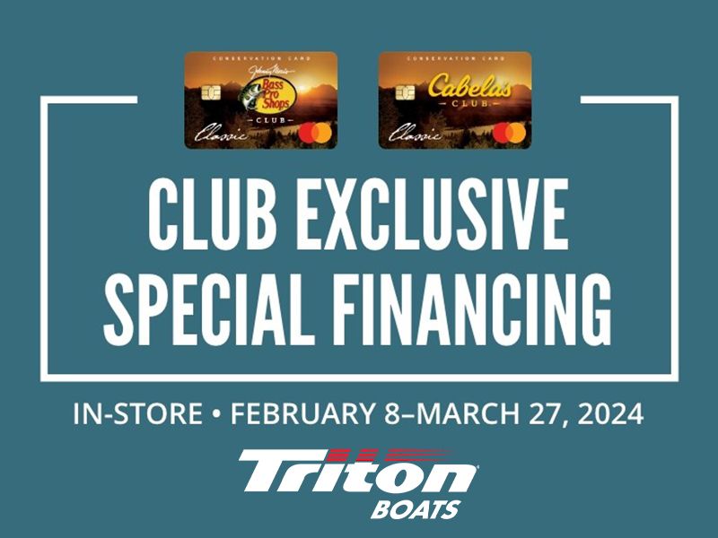 Triton - Club Exclusive Special Financing