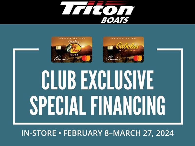 Triton - Club Exclusive Special Financing